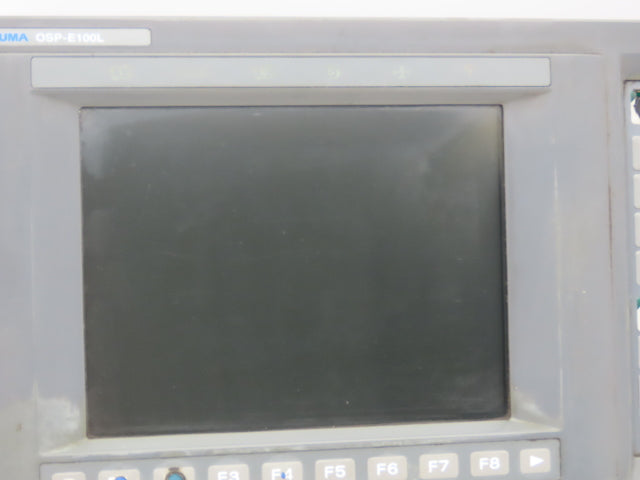 Okuma OSP-E100L Operator Control Panel PNL-E10I Monitor Assy LU-25 CNC Lathe