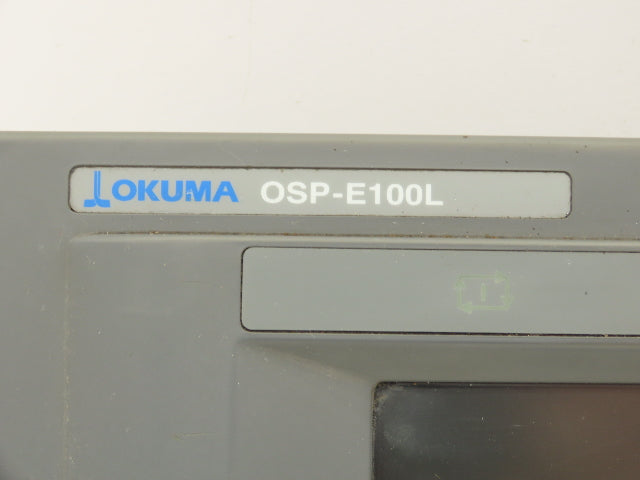 Okuma OSP-E100L Operator Control Panel PNL-E10LJ Monitor Assy LU-25 CNC Lathe