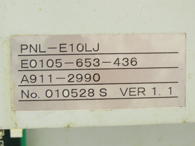 Okuma OSP-E100L Operator Control Panel PNL-E10LJ Monitor Assy LU-25 CNC Lathe
