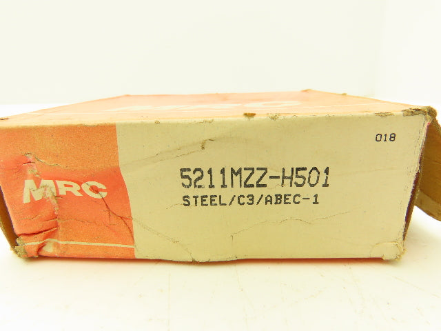 MRC 5211MZZ Double Row Ball Bearing Sealed 55mm-ID x 100mm-OD x 33.4mm-W