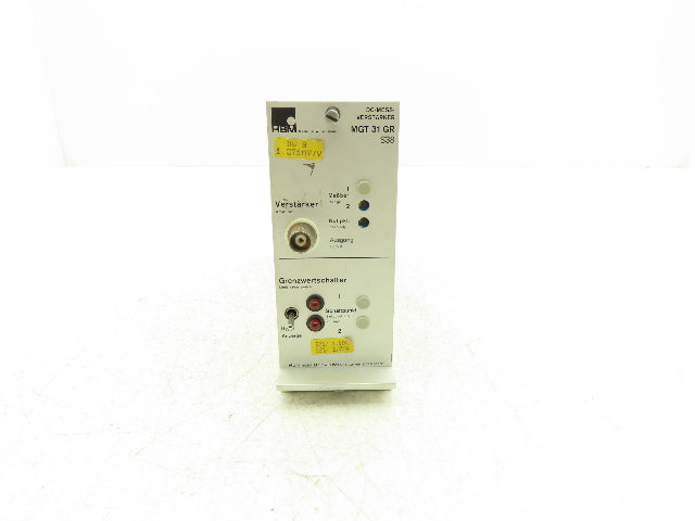 Hottinger Baldwin Messtechnik MGT 31 GR S38 HBM DC Measurement Amplifier Card
