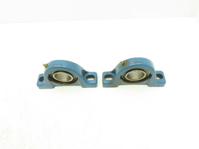 MB Mfg C25 2 Pillow Block Bearing 2" Bore 2 Bolt Mount Lot Of 2