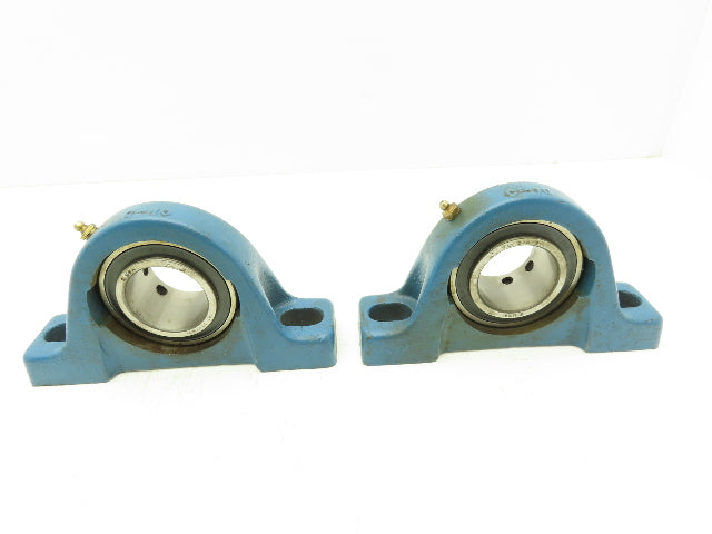 MB Mfg C25 2 Pillow Block Bearing 2" Bore 2 Bolt Mount Lot Of 2