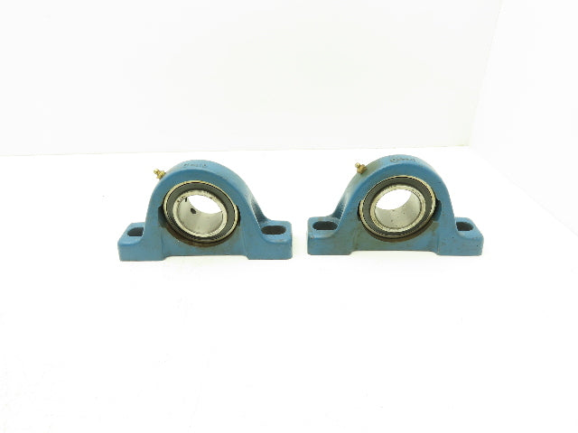MB Mfg C25 2 Pillow Block Bearing 2" Bore 2 Bolt Mount Lot Of 2