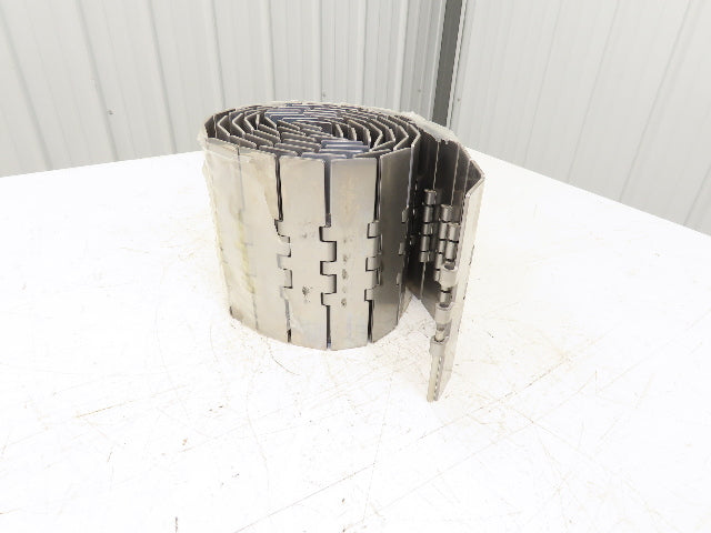 System Plast SSE 805-K 750 7.5" Stainless TableTop Straight Conveyor Chain 10'