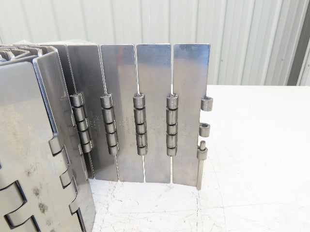 System Plast SSE 805-K 750 7.5" Stainless TableTop Straight Conveyor Chain 10'