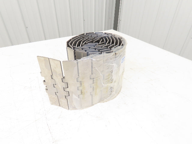 System Plast SSE 805-K 750 7.5" Stainless TableTop Straight Conveyor Chain 10'