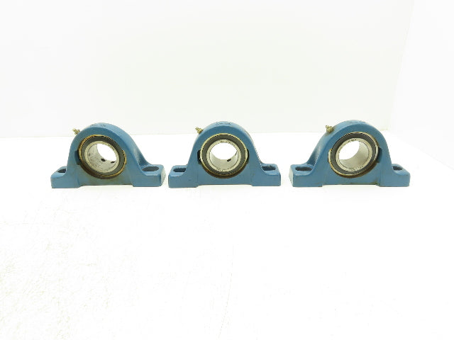 MB Mfg C25 2 Pillow Block Bearing 2" Bore 2-Bolt Mount Lot Of 3