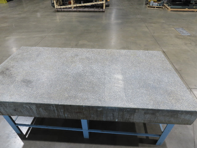 Challenger Granite Surface Inspection Plate Table 96x48x10" Grade B Type 8x4'