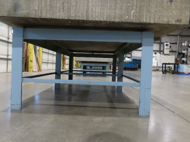 Challenger Granite Surface Inspection Plate Table 96x48x10" Grade B Type 8x4'