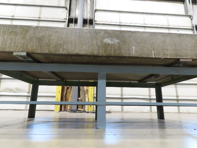 Challenger Granite Surface Inspection Plate Table 96x48x10" Grade B Type 8x4'