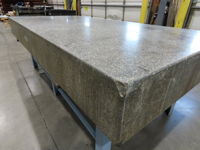 Challenger Granite Surface Inspection Plate Table 96x48x10" Grade B Type 8x4'