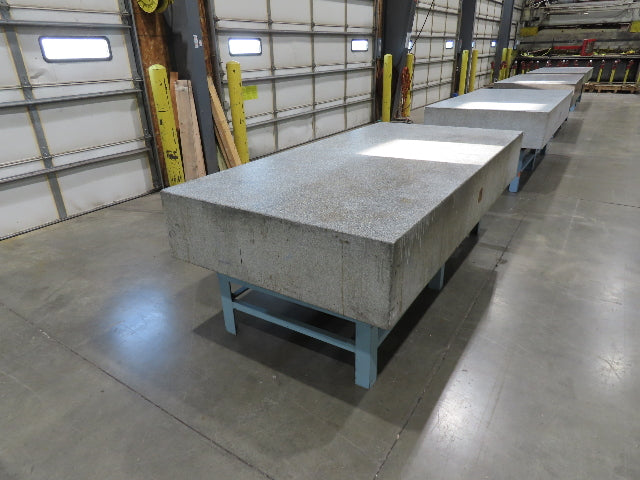 Rock of Ages Granite Surface Inspection Plate Table 96x48x14" Grade B Type 8x4'
