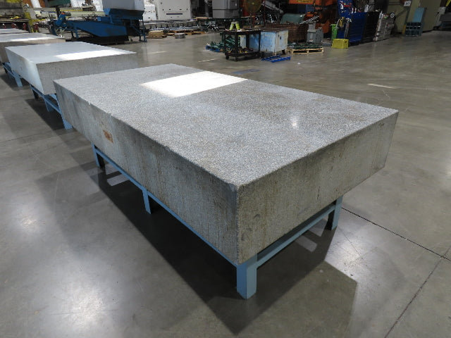 Rock of Ages Granite Surface Inspection Plate Table 96x48x14" Grade B Type 8x4'