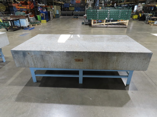 Rock of Ages Granite Surface Inspection Plate Table 96x48x14" Grade B Type 8x4'