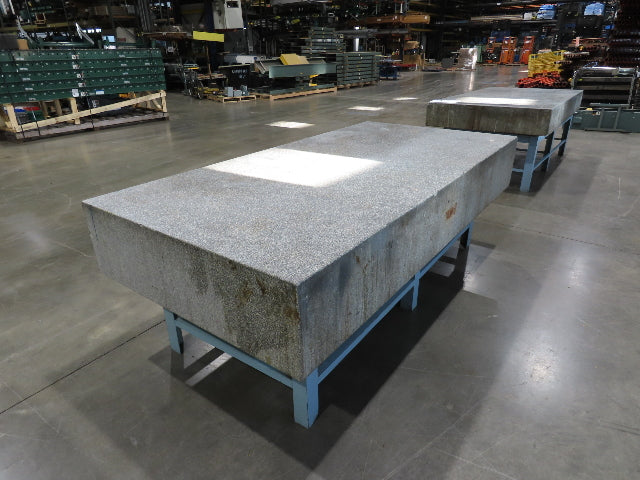 Rock of Ages Granite Surface Inspection Plate Table 96x48x14" Grade B Type 8x4'