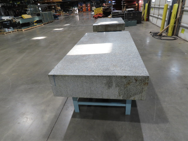 Rock of Ages Granite Surface Inspection Plate Table 96x48x14" Grade B Type 8x4'