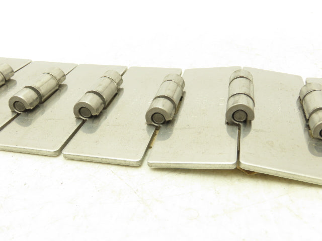 Rexnord SSC 812-K400 Opti-Plus 4" Stainless TableTop Straight Conveyor Chain 10'