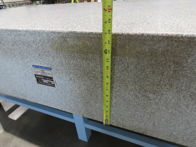 Rock of Ages Granite Surface Inspection Plate Table 96x48x14" Grade B Type 8x4'