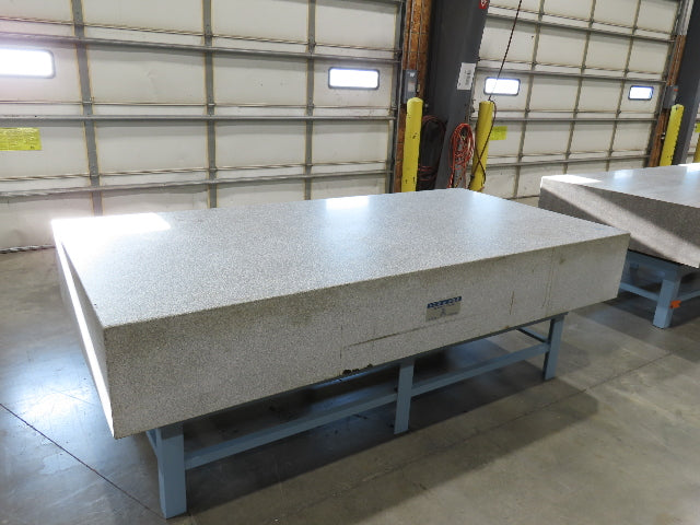 Rock of Ages Granite Surface Inspection Plate Table 96x48x14" Grade B Type 8x4'