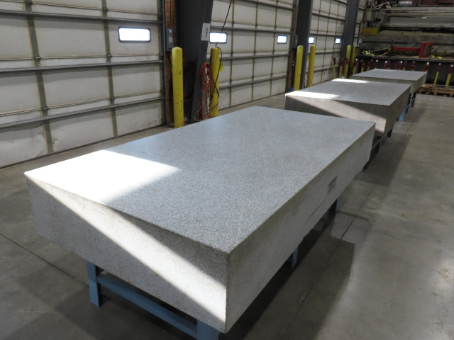 Rock of Ages Granite Surface Inspection Plate Table 96x48x14" Grade B Type 8x4'