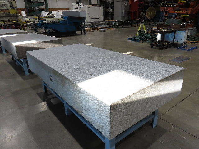Rock of Ages Granite Surface Inspection Plate Table 96x48x14" Grade B Type 8x4'