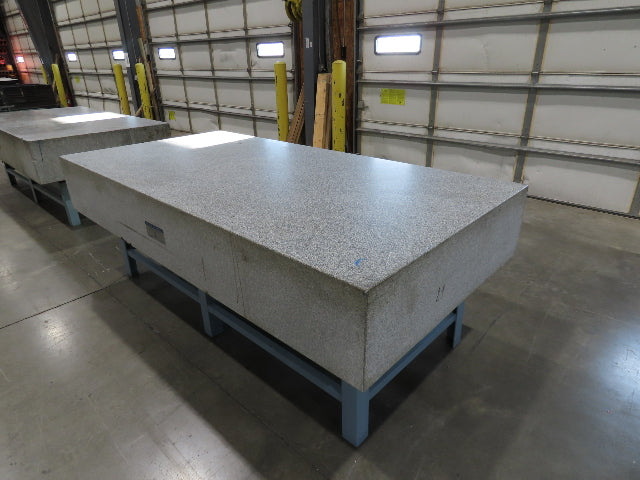 Rock of Ages Granite Surface Inspection Plate Table 96x48x14" Grade B Type 8x4'