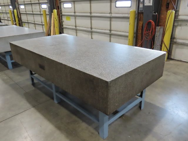 Rock of Ages Granite Surface Inspection Plate Table 96x48x14" Grade B Type 8x4'