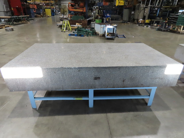 Rock of Ages Granite Surface Inspection Plate Table 96x48x14" Grade B Type 8x4'