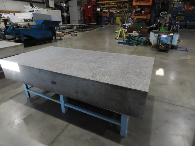 Rock of Ages Granite Surface Inspection Plate Table 96x48x14" Grade B Type 8x4'