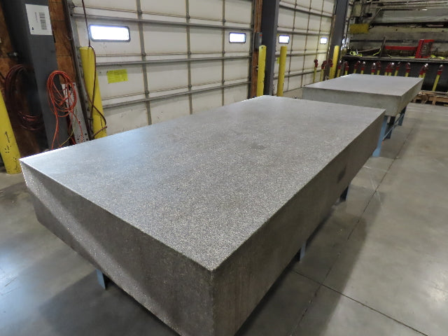Rock of Ages Granite Surface Inspection Plate Table 96x48x14" Grade B Type 8x4'