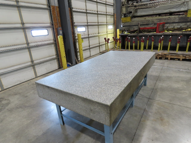 Challenge Granite Surface Inspection Plate 96x48x10" Table Grade B Type 8x4'