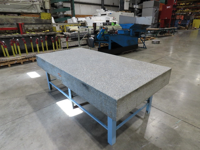 Challenge Granite Surface Inspection Plate 96x48x10" Table Grade B Type 8x4'