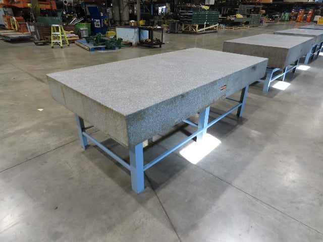 Challenge Granite Surface Inspection Plate 96x48x10" Table Grade B Type 8x4'