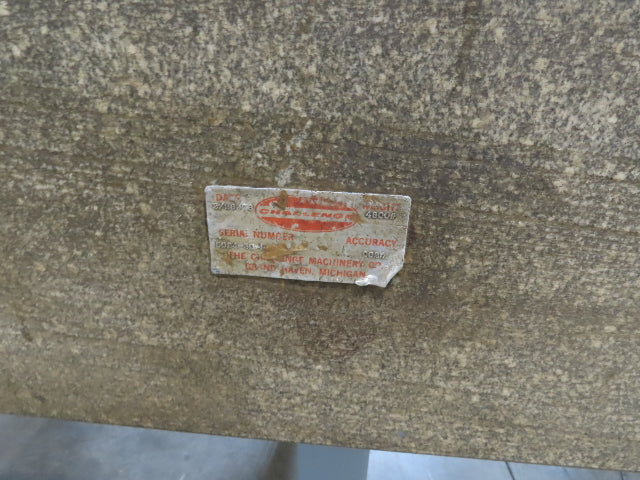 Challenge Granite Surface Inspection Plate 96x48x10" Table Grade B Type 8x4'
