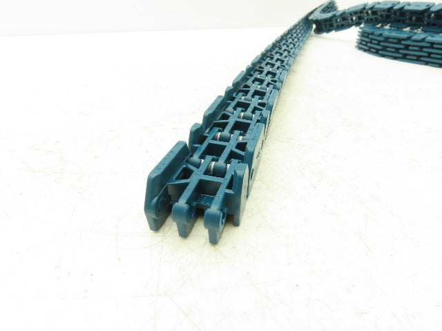 MCC Rexnord RRR 1000-28 Raised Rib Rail Track 28mm Mattop Conveyor Chain 10'L