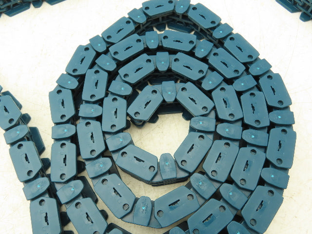 MCC Rexnord RRR 1000-28 Raised Rib Rail Track 28mm Mattop Conveyor Chain 10'L