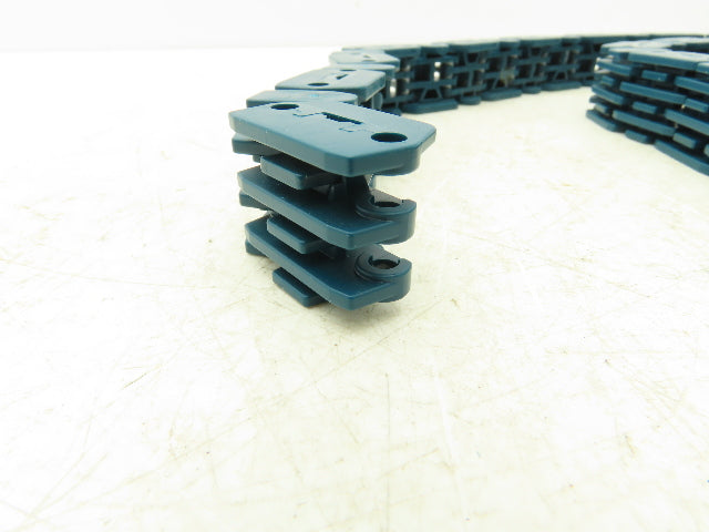 MCC Rexnord RRR 1000-28 Raised Rib Rail Track 28mm Mattop Conveyor Chain 10'L