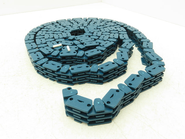 MCC Rexnord RRR 1000-28 Raised Rib Rail Track 28mm Mattop Conveyor Chain 10'L