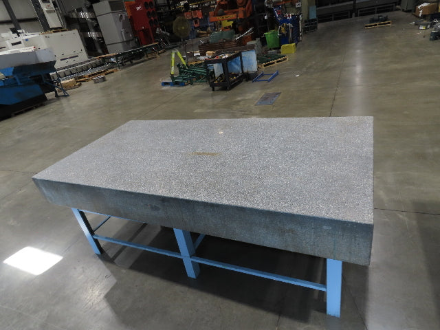 Challenge Granite Surface Inspection Plate 96x48x10" Table Grade B Type 8x4'
