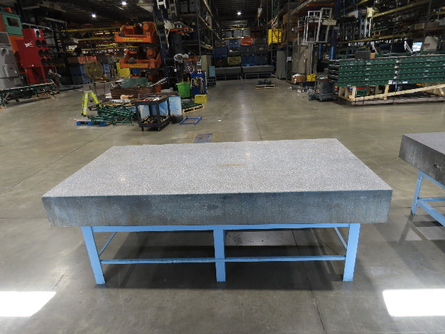 Challenge Granite Surface Inspection Plate 96x48x10" Table Grade B Type 8x4'