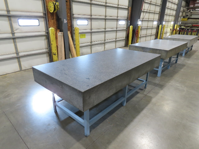 Challenge Surface Inspection Granite Plate 96x48x10" Table Grade B Type 8x4'