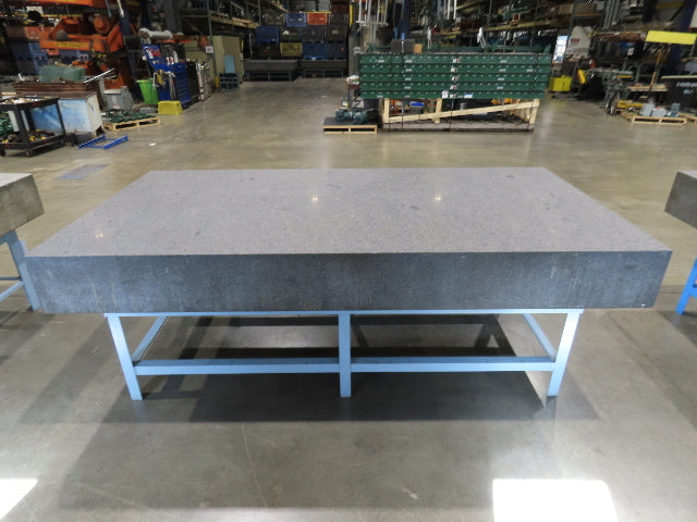 Challenge Surface Inspection Granite Plate 96x48x10" Table Grade B Type 8x4'