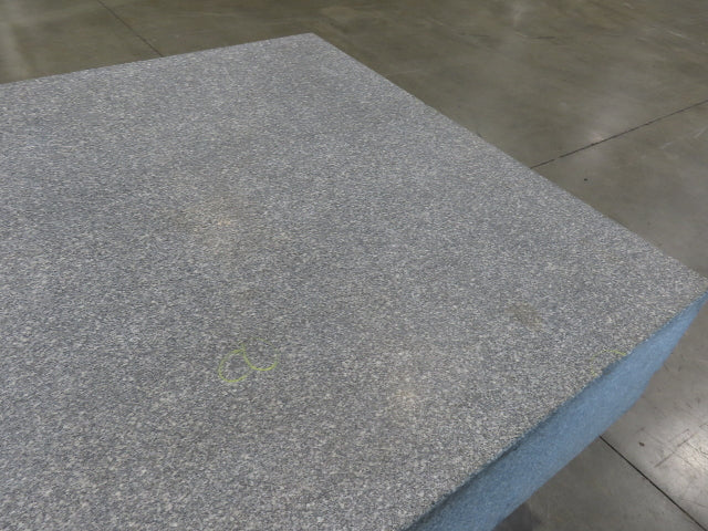 Rock of Ages 4x8' Granite Surface Inspection Plate Table 96x48x14" Layout