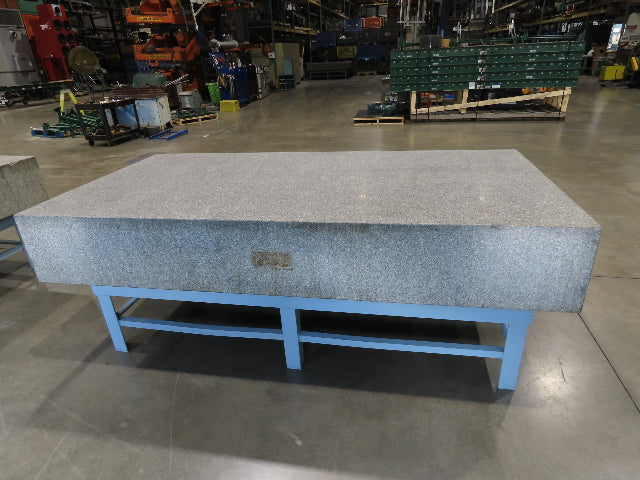 Rock of Ages 4x8' Granite Surface Inspection Plate Table 96x48x14" Layout