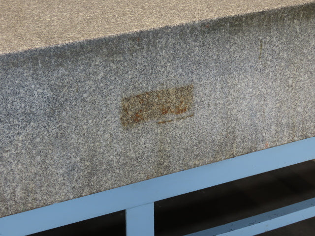 Rock of Ages 4x8' Granite Surface Inspection Plate Table 96x48x14" Layout