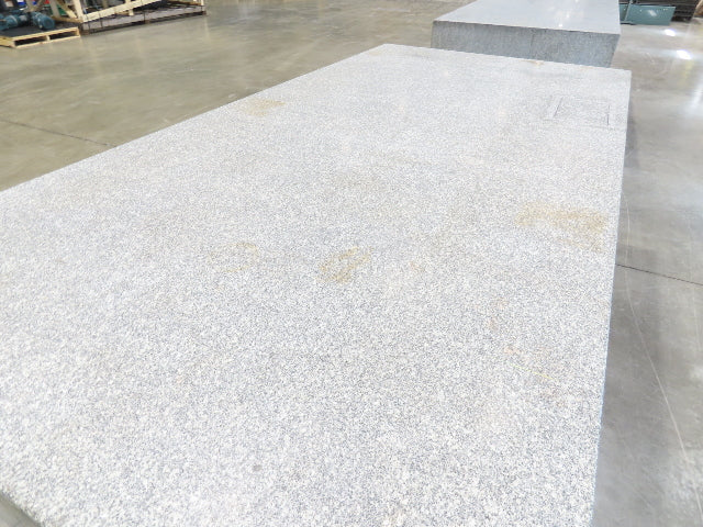 Rock of Ages 4x8' Granite Surface Inspection Plate Table 96x48x14" Grade B Type