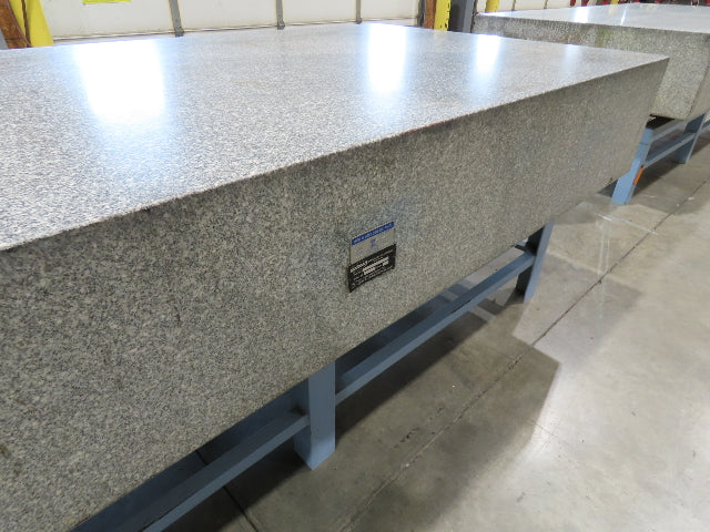 Rock of Ages 4x8' Granite Surface Inspection Plate Table 96x48x14" Grade B Type