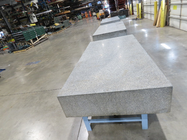 Rock of Ages 4x8' Granite Surface Inspection Plate Table 96x48x14" Grade B Type