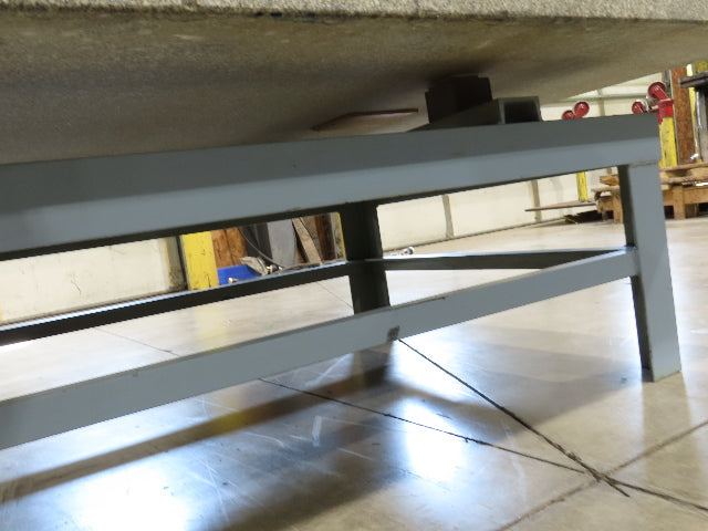 Rock of Ages 4x8' Granite Surface Inspection Plate Table 96x48x14" Grade B Type
